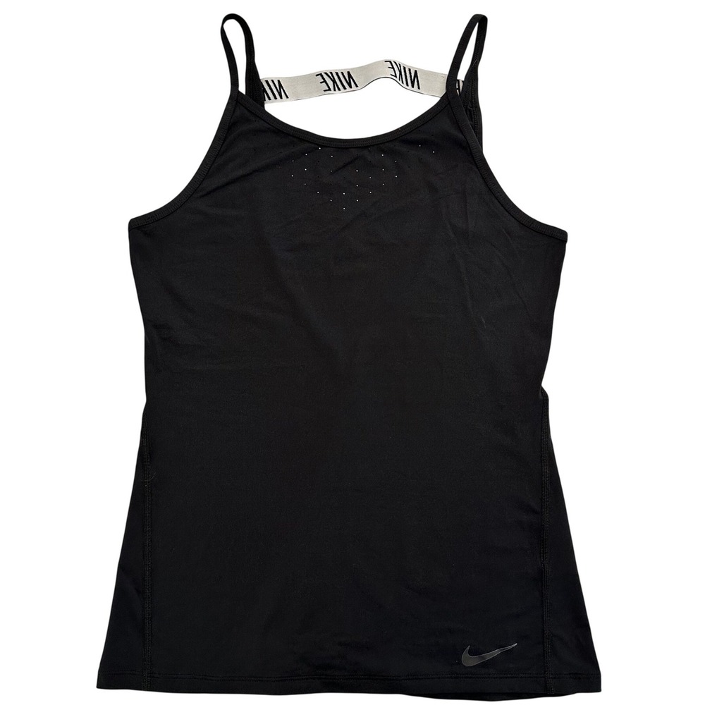 Nike Dri-FIT Women's Small Black V-Back Training‎ Tank Top Running 830379-010 - Picture 3 of 12